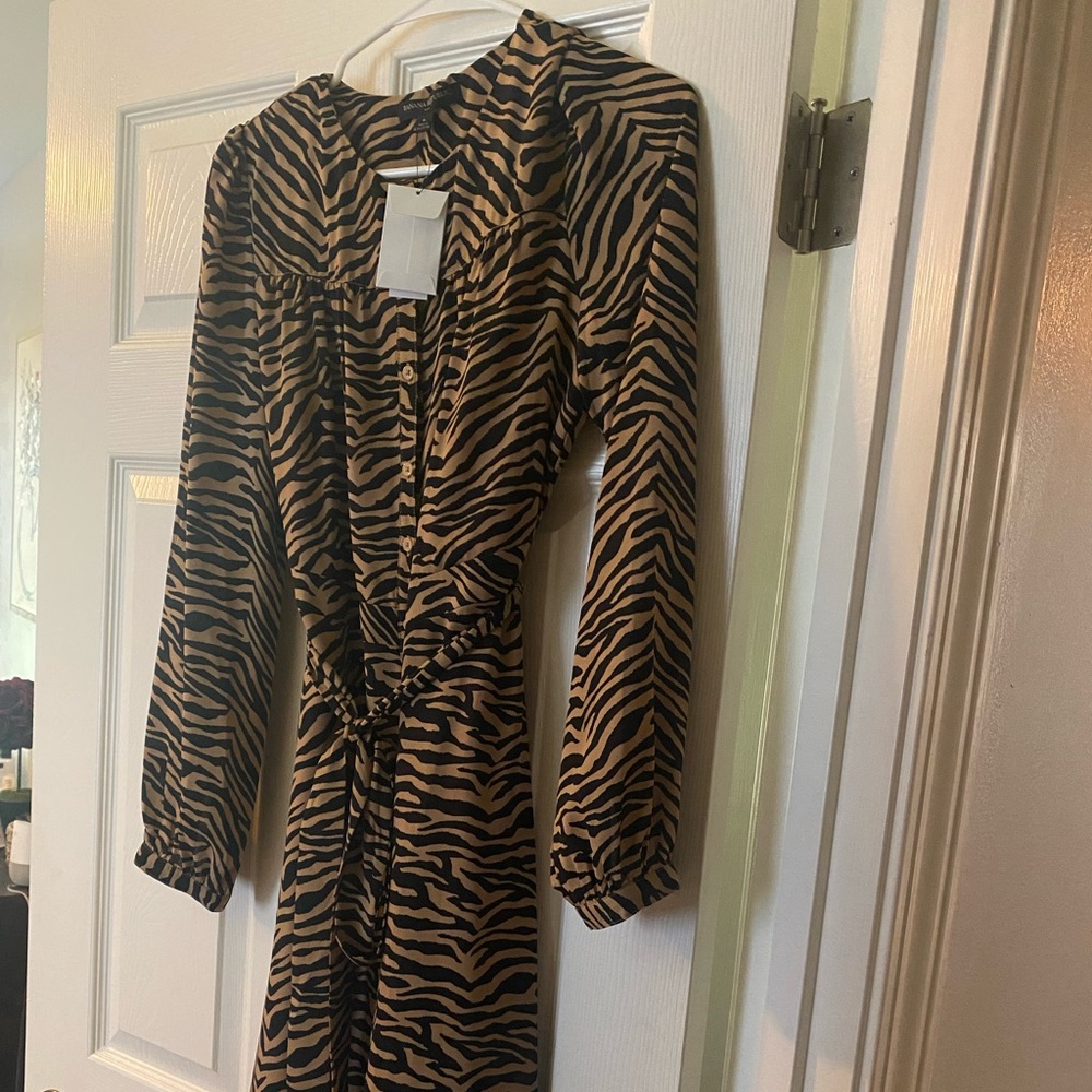 Banana Republic leopard dress